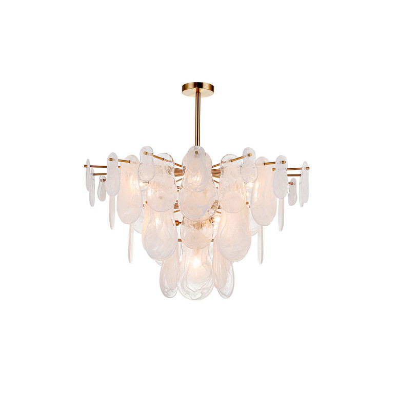 Terracotta Designs - H24101L- 10 - Ten Light Chandelier - Idalia - Antique Brass