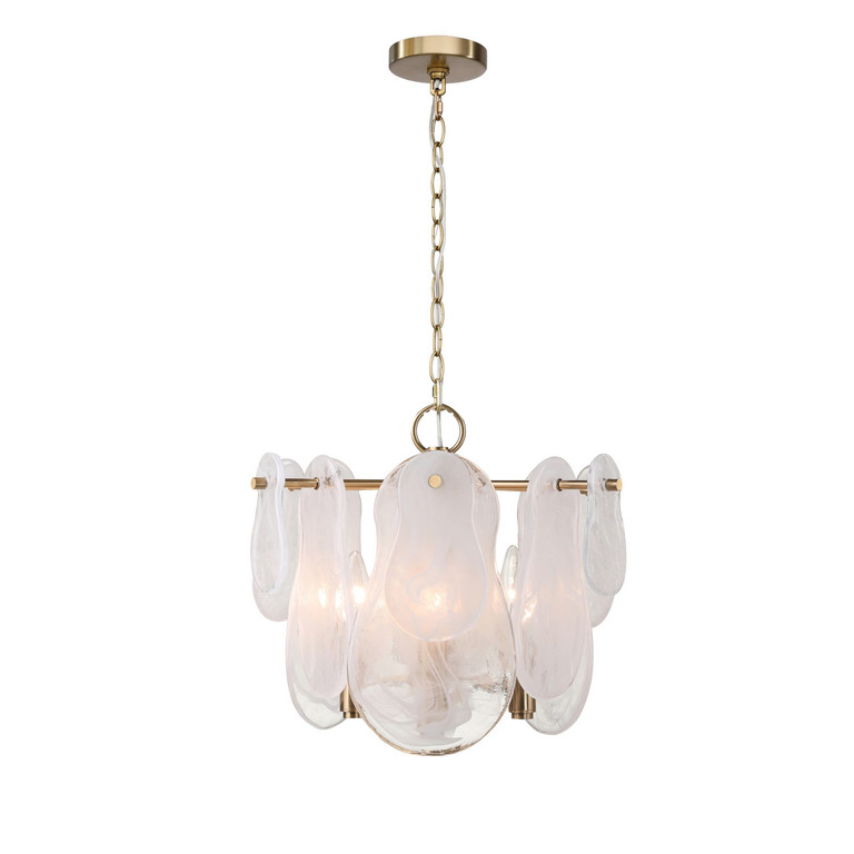 Terracotta Designs - H24101P-3 - Three Light Pendant - Idalia - Antique Brass
