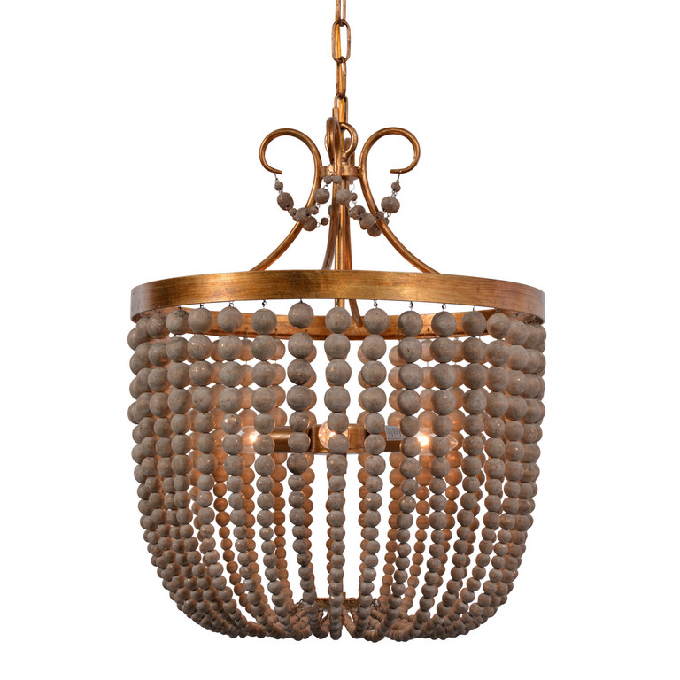 Terracotta Designs - H7126-2AG - Two Light Chandelier - Darcia - Antique Gold Terracotta Designs - H7126-2AG - Two Light Chandelier - Darcia - Antique Gold