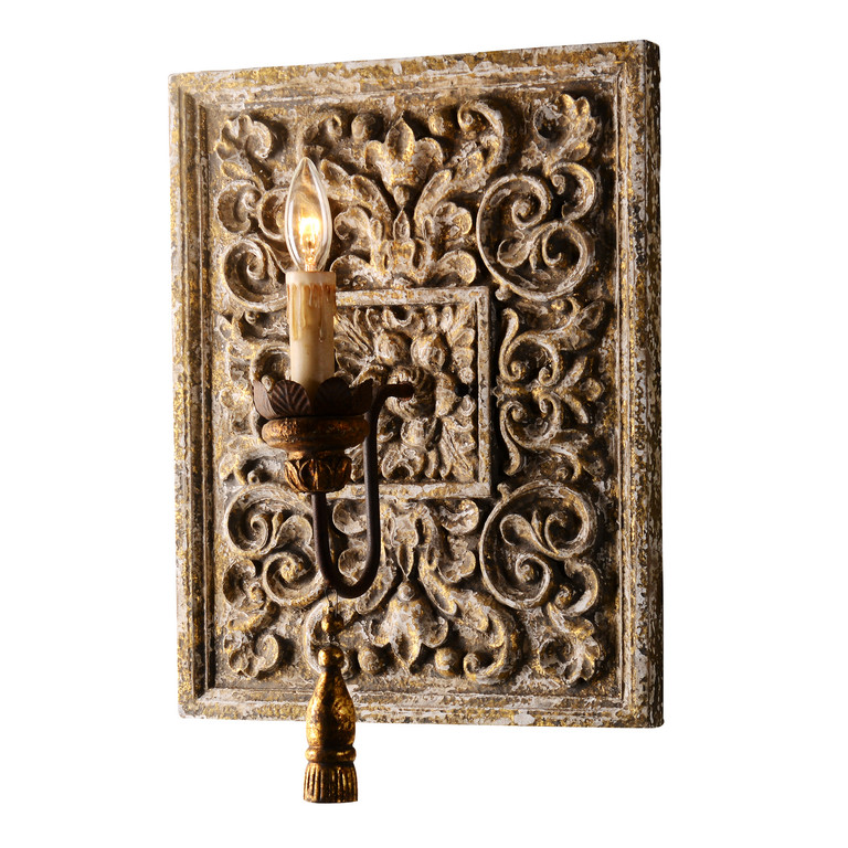 Terracotta Designs - W5206-1 - One Light Wall Sconce - Laurentia Terracotta Designs - W5206-1 - One Light Wall Sconce - Laurentia