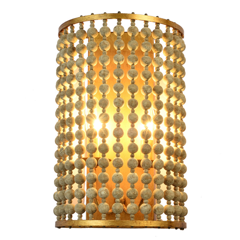 Terracotta Designs - W7128-2 - Two Light Wall Sconce - Lachina - Antique Gold Terracotta Designs - W7128-2 - Two Light Wall Sconce - Lachina - Antique Gold