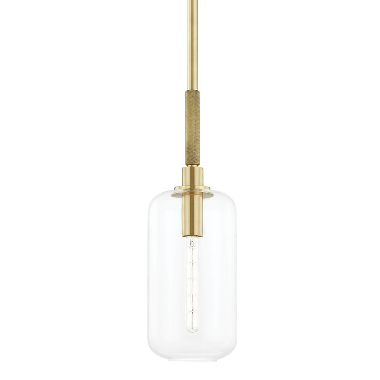 Hudson Valley - 6908-AGB - One Light Pendant - Lenox Hill - Aged Brass Hudson Valley - 6908-AGB - One Light Pendant - Lenox Hill - Aged Brass