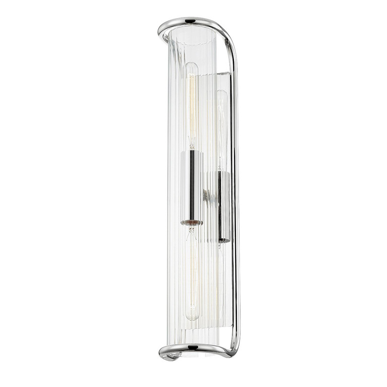 Hudson Valley - 8926-PN - Two Light Wall Sconce - Fillmore - Polished Nickel Hudson Valley - 8926-PN - Two Light Wall Sconce - Fillmore - Polished Nickel