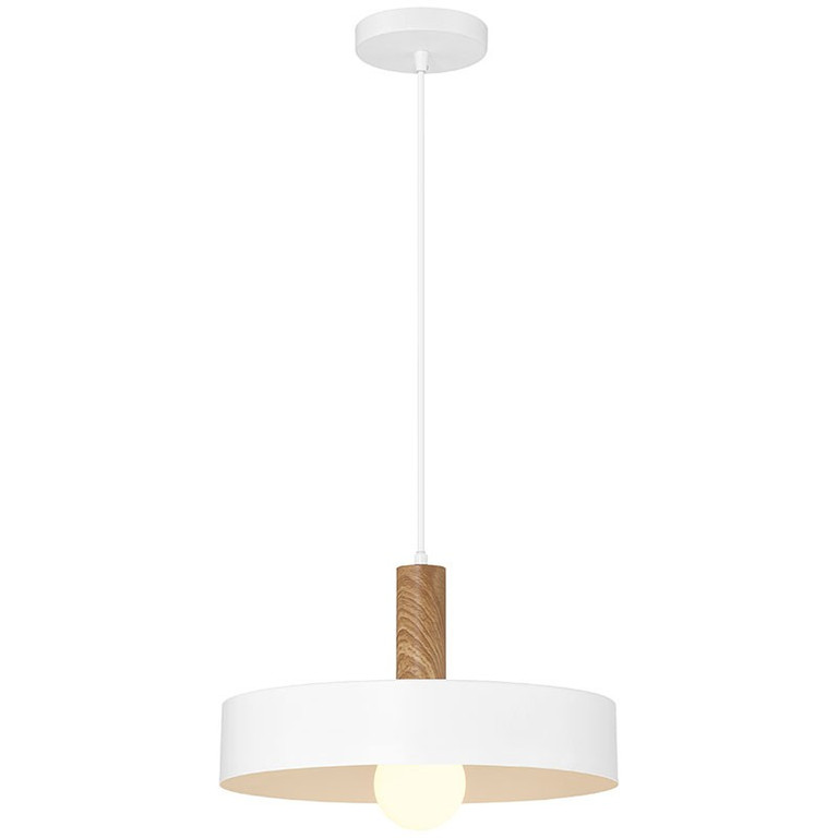 Access - 23798-WH/WGN - One Light Pendant - Slate - White with Wood Grain Access - 23798-WH/WGN - One Light Pendant - Slate - White with Wood Grain