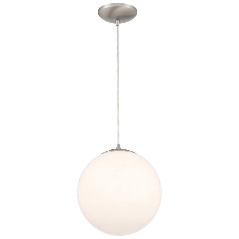 Access - 23941-BS/OPL - One Light Pendant - Pearl - Brushed Steel Access - 23941-BS/OPL - One Light Pendant - Pearl - Brushed Steel