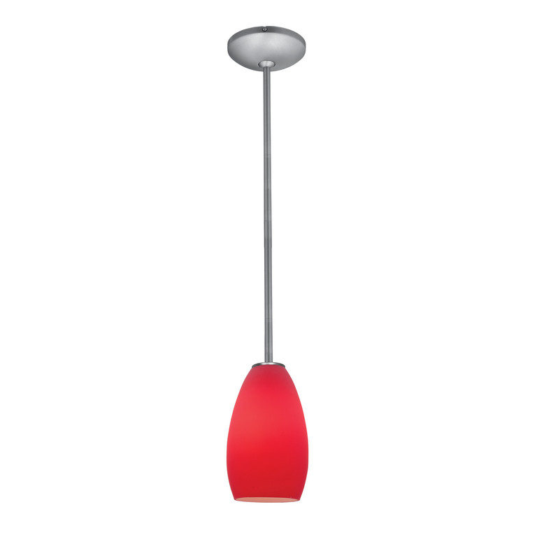 Access - 28012-3R-BS/RED - LED Pendant - Champagne - Brushed Steel Access - 28012-3R-BS/RED - LED Pendant - Champagne - Brushed Steel