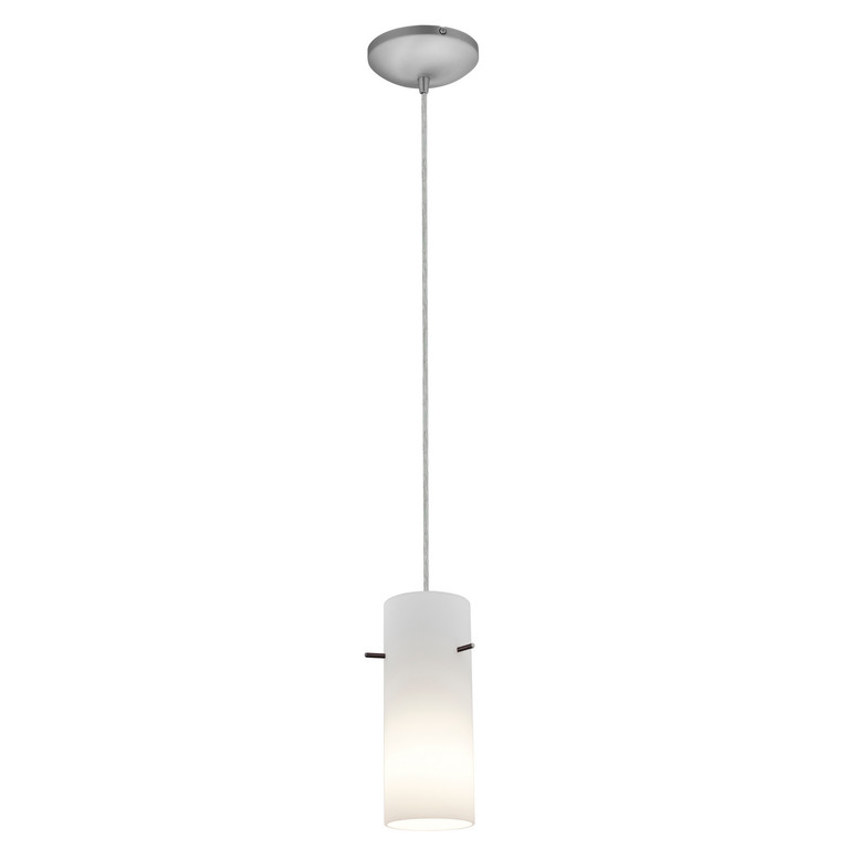 Access - 28030-3C-BS/OPL - LED Pendant - Cylinder - Brushed Steel Access - 28030-3C-BS/OPL - LED Pendant - Cylinder - Brushed Steel
