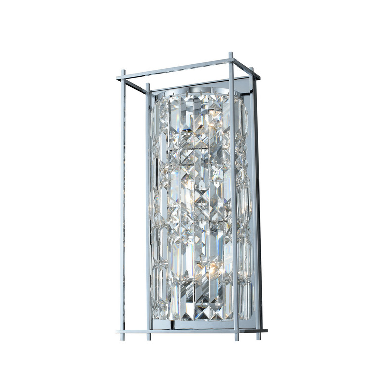Allegri - 036121-010-FR001 - Three Light Wall Sconce - Joni - Chrome