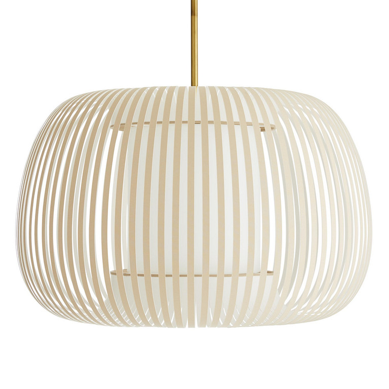 Arteriors - 41005 - One Light Pendant - Mia - Beige Arteriors - 41005 - One Light Pendant - Mia - Beige
