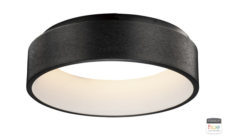 ET2 - E31252-BBK - LED Flush Mount - iQ - Brushed Black