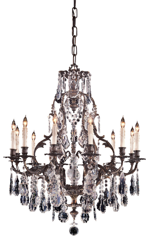 Metropolitan - N950201 - 12 Light Chandelier - Crystal - Oxidized Brass