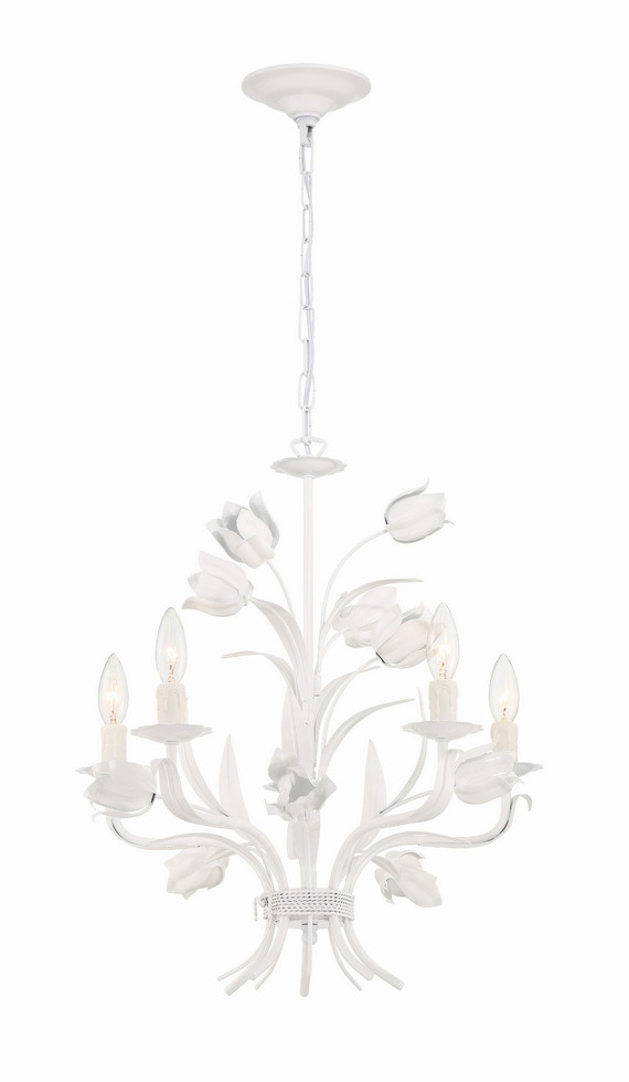 Crystorama - 4815-WW - Five Light Chandelier - Southport - Wet White Crystorama - 4815-WW - Five Light Chandelier - Southport - Wet White