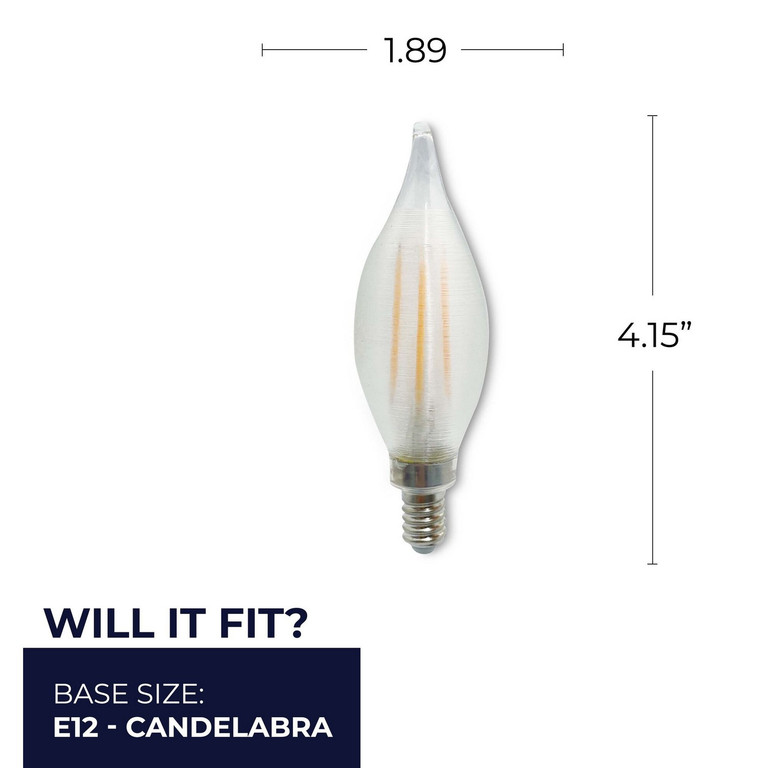 Bulbrite - 776590 - Light Bulb - Filaments: - Satin Bulbrite - 776590 - Light Bulb - Filaments: - Satin