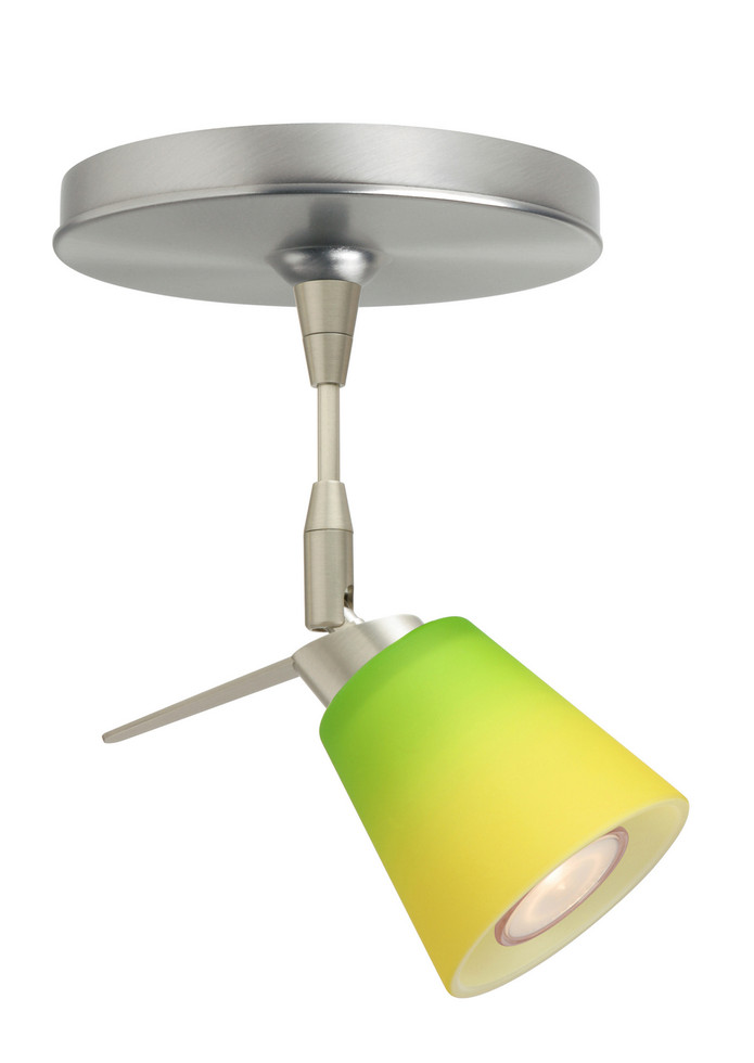 Besa - 1SP-5042GY-SN - One Light Spotlight - Canto - Satin Nickel