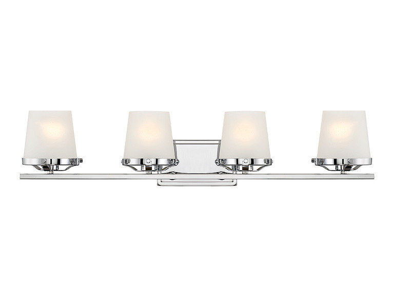 Lighting One E - V6-L8-5250-4-11 - Four Light Bathroom Vanity - Klein - Polished Chrome