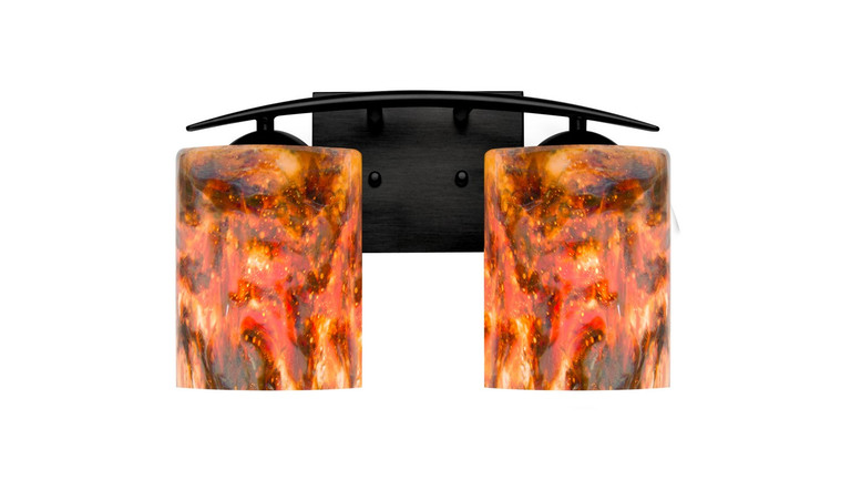 Besa - 2WC-LAVA-LED-BK - Vanity - Besa Lava Vanity - Black Besa - 2WC-LAVA-LED-BK - Vanity - Besa Lava Vanity - Black