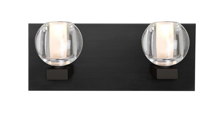 Besa - 2WF-BOCACL-LED-BK - Vanity - Besa Boca 3 Vanity - Black Besa - 2WF-BOCACL-LED-BK - Vanity - Besa Boca 3 Vanity - Black