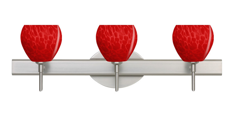 Besa - 3SW-5605RC-LED-SN - Wall Sconce - Besa Tay Tay Vanity - Satin Nickel Besa - 3SW-5605RC-LED-SN - Wall Sconce - Besa Tay Tay Vanity - Satin Nickel