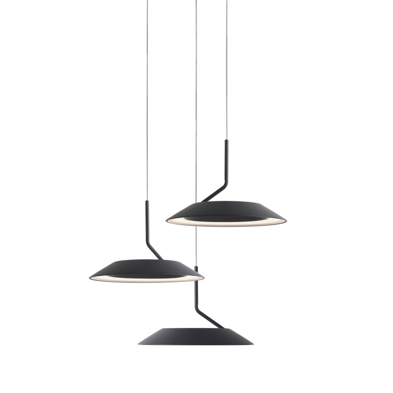 Koncept - RYP-C3-SW-MTB - LED Pendant - Royyo - Matte black