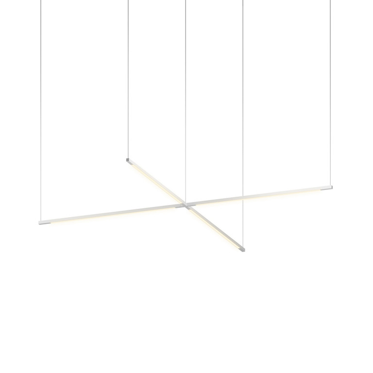 Koncept - ZBP-24-CS-SW-SIL-CNP - LED Pendant - Z-Bar Pendant - Silver