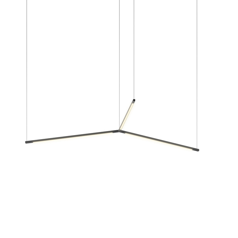Koncept - ZBP-24-TR-SW-MTB-CNP - LED Pendant - Z-Bar Pendant - Matte Black