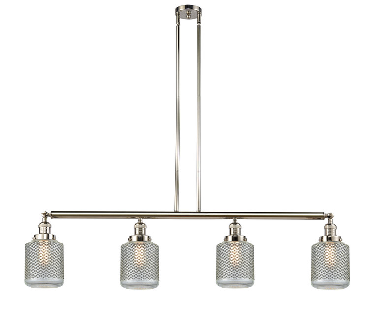 Innovations - 214-PN-G262-LED - LED Island Pendant - Franklin Restoration - Polished Nickel Innovations - 214-PN-G262-LED - LED Island Pendant - Franklin Restoration - Polished Nickel