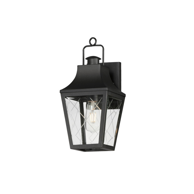 Maxim - 30361CLBK - One Light Outdoor Wall Sconce - Storybook - Black Maxim - 30361CLBK - One Light Outdoor Wall Sconce - Storybook - Black