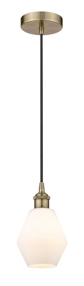 manufacturer_finish:Antique Brass|manufacturer_glass:Cased Matte White Cindyrella 6|light_output:220.00lm|color_temperature:2200K|cri:99