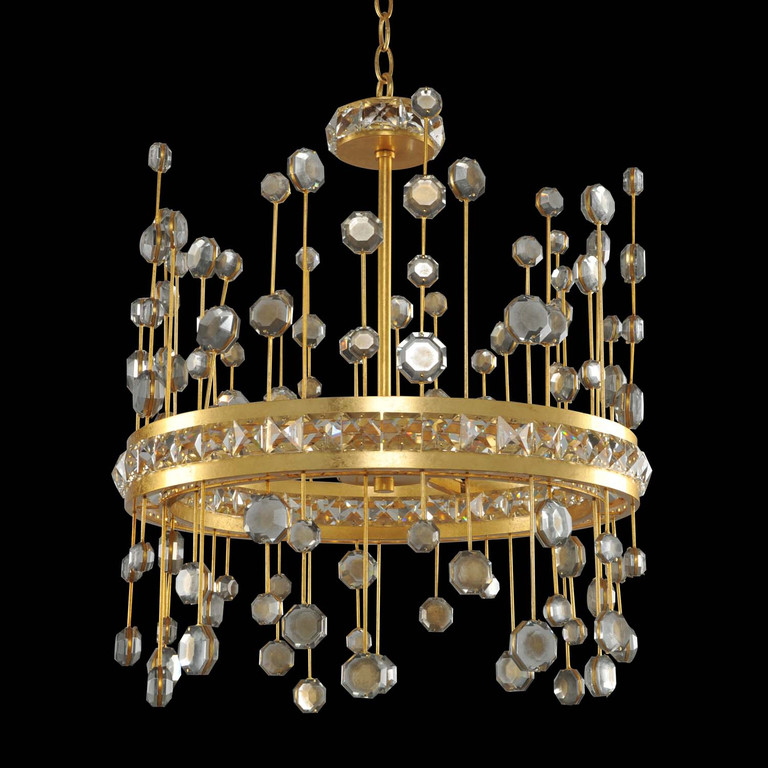 Allegri - 030750-037-FR001 - LED Pendant - Fortuna - Vienna Gold Leaf Allegri - 030750-037-FR001 - LED Pendant - Fortuna - Vienna Gold Leaf