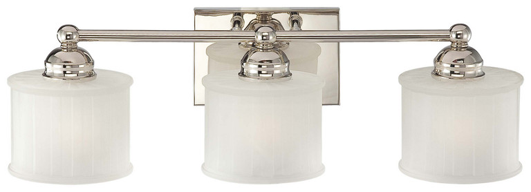 Minka-Lavery - 6733-1-613 - Three Light Bath - 1730 Series - Polished Nickel Minka-Lavery - 6733-1-613 - Three Light Bath - 1730 Series - Polished Nickel