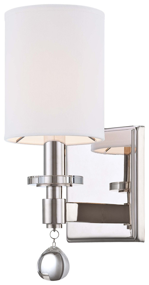 Metropolitan - N2850-613 - One Light Wall Sconce - Chadbourne - Polished Nickel