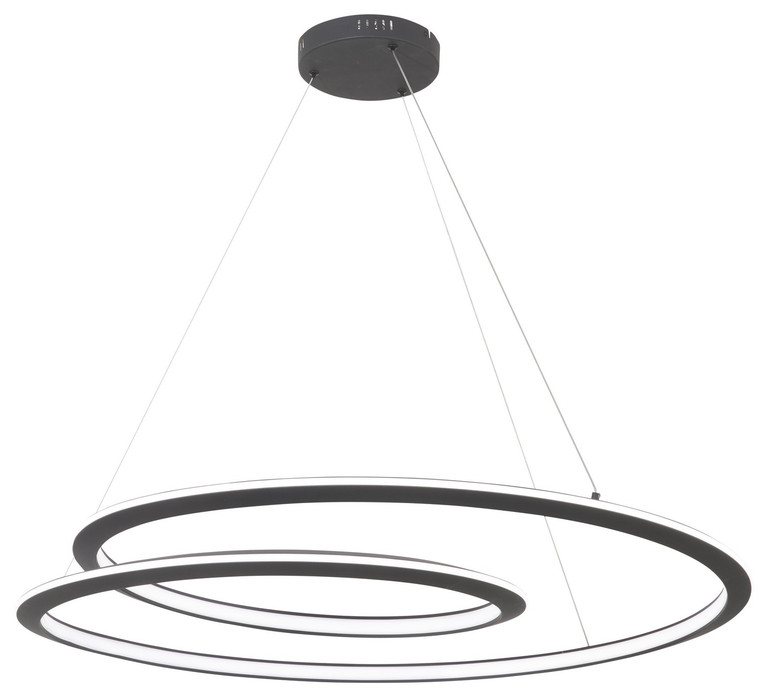 George Kovacs - P1972-066-L - LED Pendant - Infinite - Coal Black George Kovacs - P1972-066-L - LED Pendant - Infinite - Coal Black