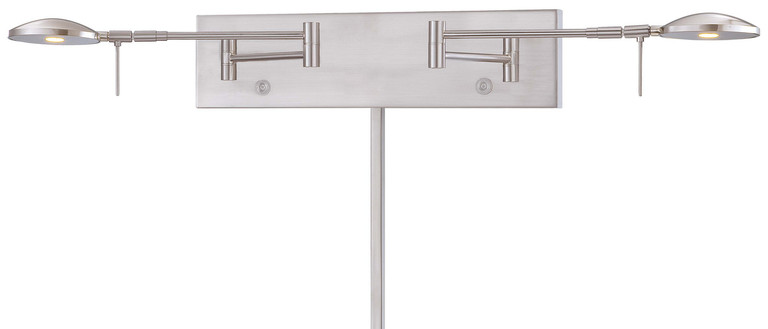 George Kovacs - P4339-084 - LED Swing Arm Wall Lamp - George'S Reading Room - Brushed Nickel George Kovacs - P4339-084 - LED Swing Arm Wall Lamp - George'S Reading Room - Brushed Nickel