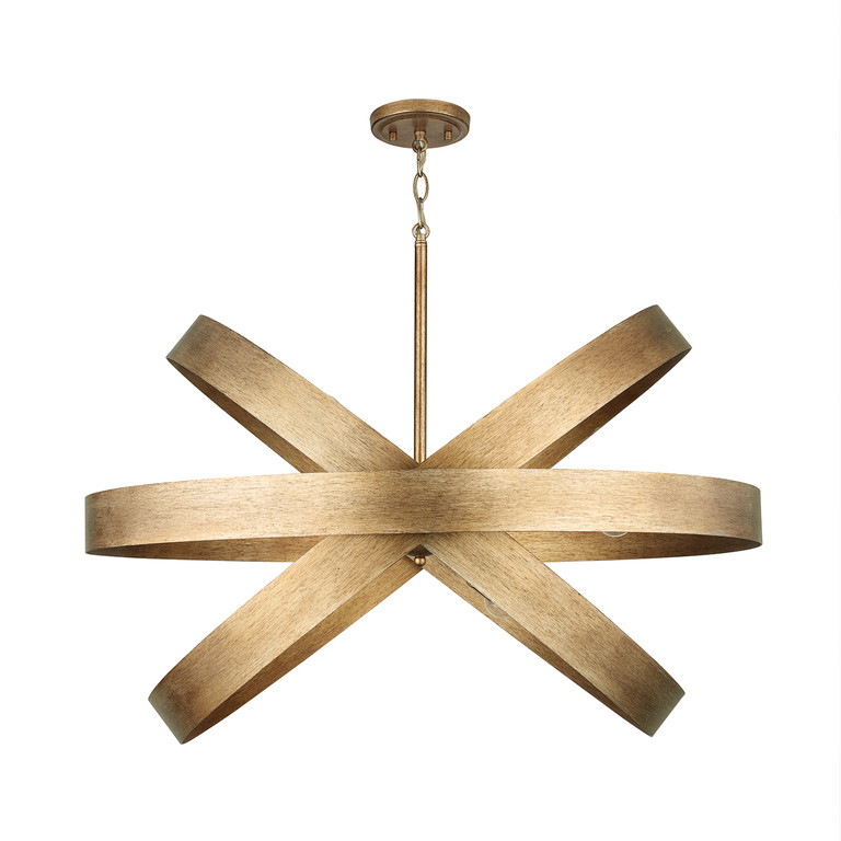 Capital Lighting - 439061ML - Six Light Chandelier - Jude - Mystic Lustre Capital Lighting - 439061ML - Six Light Chandelier - Jude - Mystic Lustre