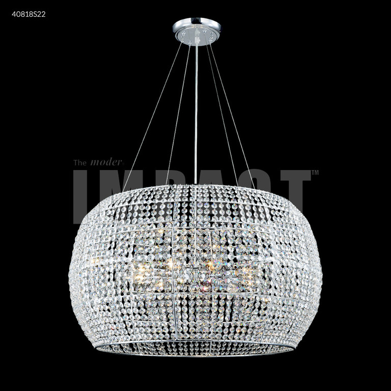 James R. Moder - 40818S22 - Nine Light Chandelier - Contemporary - Silver