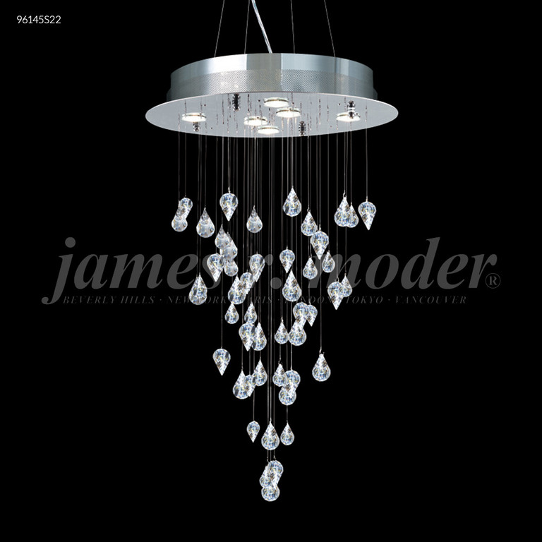 James R. Moder - 96145S22 - Six Light Chandelier - Medallion - Silver