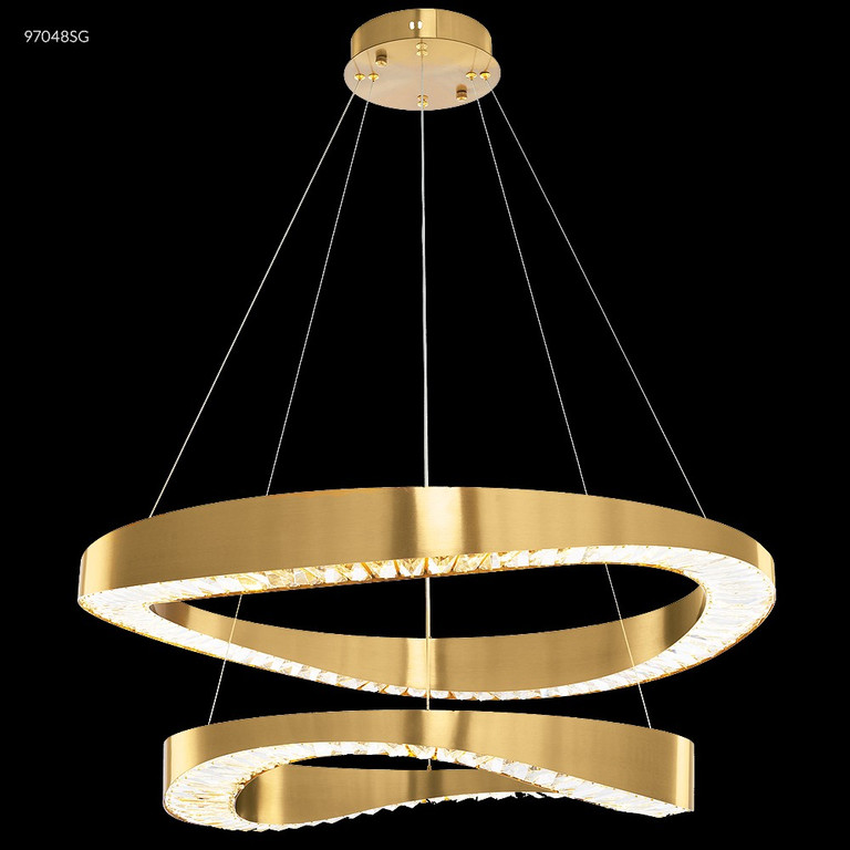 James R. Moder - 97048SG22 - LED Chandelier - Contemporary - Satin Gold