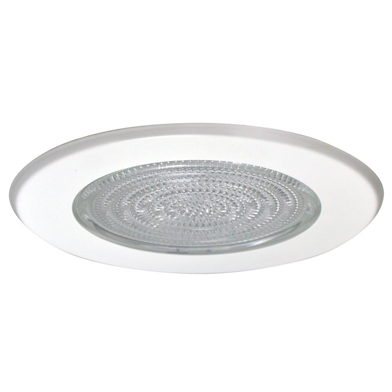 Nora Lighting - NT-5023W - 5 Fresnel Lens W/ Metal Trim & Bracket - Rec Inc 5 Trim - White