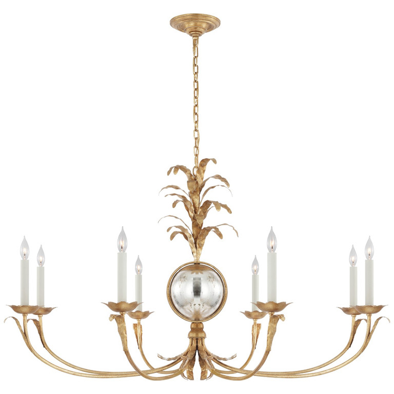 Visual Comfort Signature - CHC 5372GI - LED Chandelier - Gramercy - Gilded Iron Visual Comfort Signature - CHC 5372GI - LED Chandelier - Gramercy - Gilded Iron