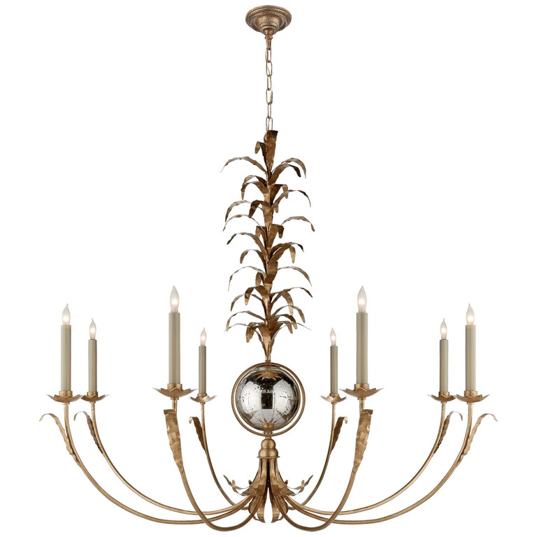 Visual Comfort Signature - CHC 1474GI - Eight Light Chandelier - Gramercy - Gilded Iron Visual Comfort Signature - CHC 1474GI - Eight Light Chandelier - Gramercy - Gilded Iron