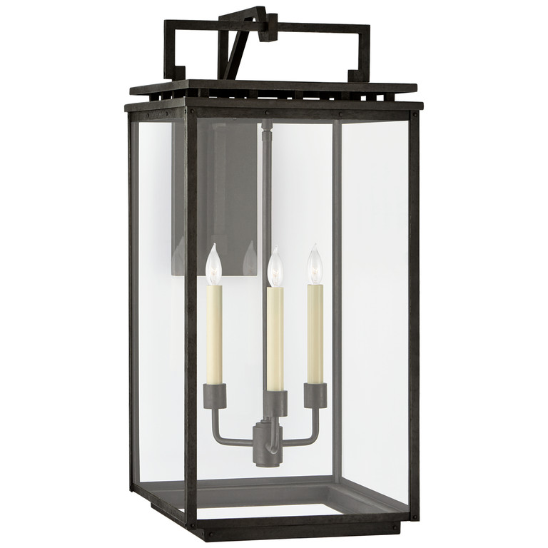 Visual Comfort Signature - CHO 2613AI-CG - Three Light Wall Lantern - Cheshire - Aged Iron Visual Comfort Signature - CHO 2613AI-CG - Three Light Wall Lantern - Cheshire - Aged Iron