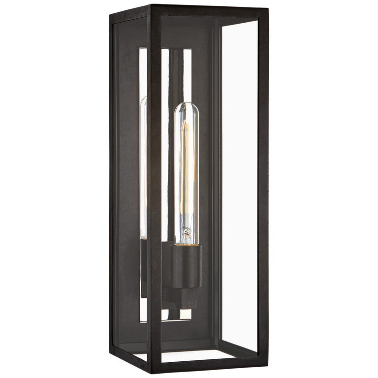 Visual Comfort Signature - CHO 2932AI-CG - One Light Wall Lantern - Fresno - Aged Iron Visual Comfort Signature - CHO 2932AI-CG - One Light Wall Lantern - Fresno - Aged Iron