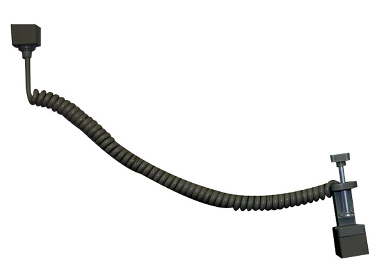 Elco Lighting - EP907B - Disc Clamp W/6' Cord&Trk Adptr Line Vltg - All Black Elco Lighting - EP907B - Disc Clamp W/6' Cord&Trk Adptr Line Vltg - All Black