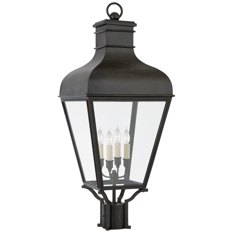 Visual Comfort Signature - CHO 7160FR-CG - Four Light Post Mount - Fremont - French Rust Visual Comfort Signature - CHO 7160FR-CG - Four Light Post Mount - Fremont - French Rust