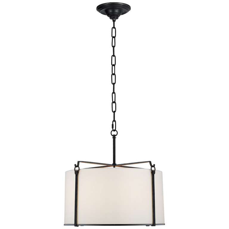 Visual Comfort Signature - S 5030BR-L - Four Light Hanging Lantern - Aspen - Blackened Rust Visual Comfort Signature - S 5030BR-L - Four Light Hanging Lantern - Aspen - Blackened Rust