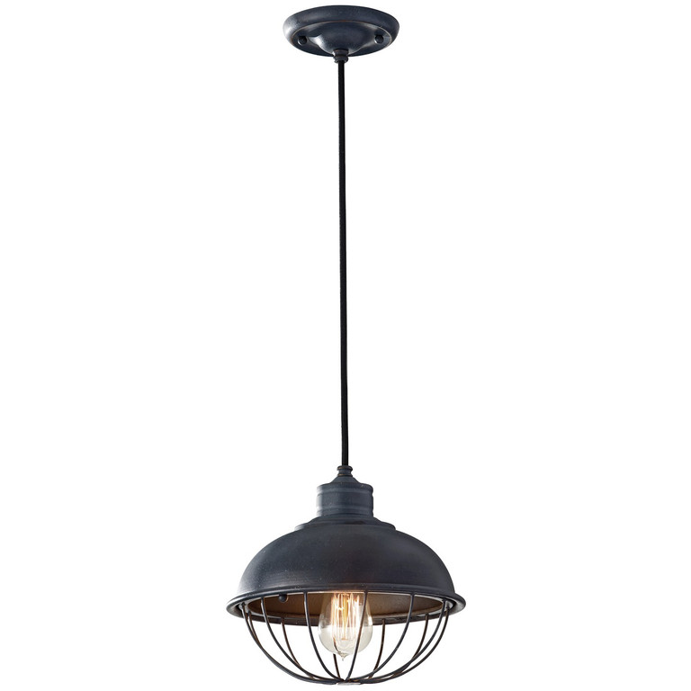 Generation Lighting - P1242AF - One Light Pendant - Urban Renewal - Antique Forged Iron Generation Lighting - P1242AF - One Light Pendant - Urban Renewal - Antique Forged Iron
