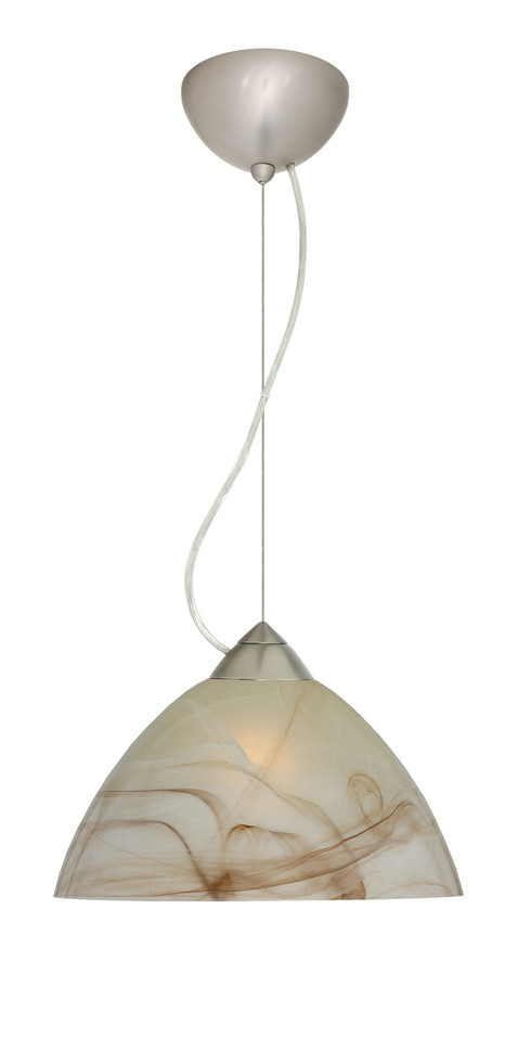 Besa - 1KX-420183-LED-SN - One Light Pendant - Tessa - Satin Nickel