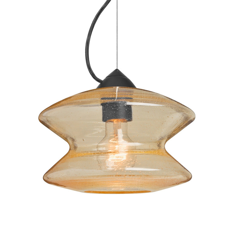 Besa - 1KX-ZENGD-BK - One Light Pendant - Besa Zen Cable Pendant - Black