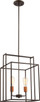 Nuvo Lighting - 60-5852 - Two Light Pendant - Lake - Forest Bronze / Copper Accents