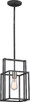 Nuvo Lighting - 60-5860 - One Light Mini Pendant - Lake - Iron Black / Brushed Nickel Accents